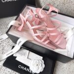 Босоножки Chanel Cruise CC Logo Leather 10608
