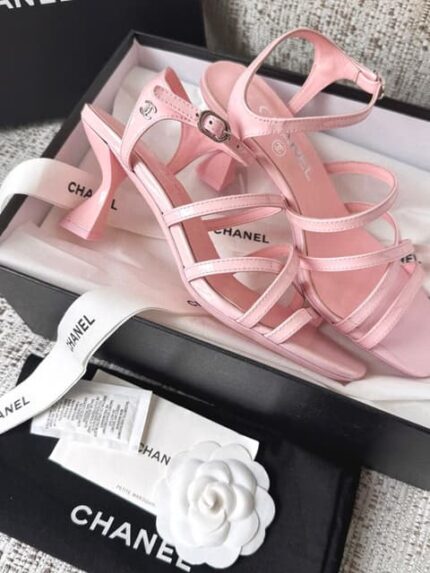 Босоножки Chanel Cruise CC Logo Leather 10608