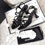 Босоножки Chanel Cruise CC Logo Leather 10609 — внешний вид